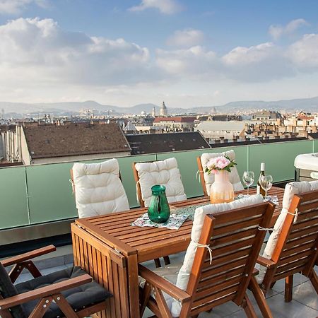 Centropolitan Penthouse #Jacuzzi #Freeparking Apartment Budapesta Exterior foto