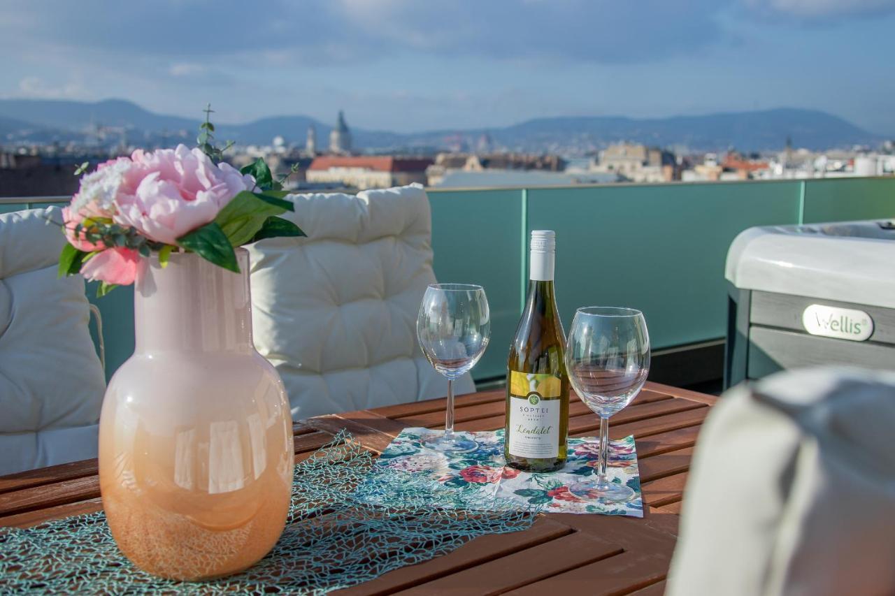 Centropolitan Penthouse #Jacuzzi #Freeparking Apartment Budapesta Exterior foto